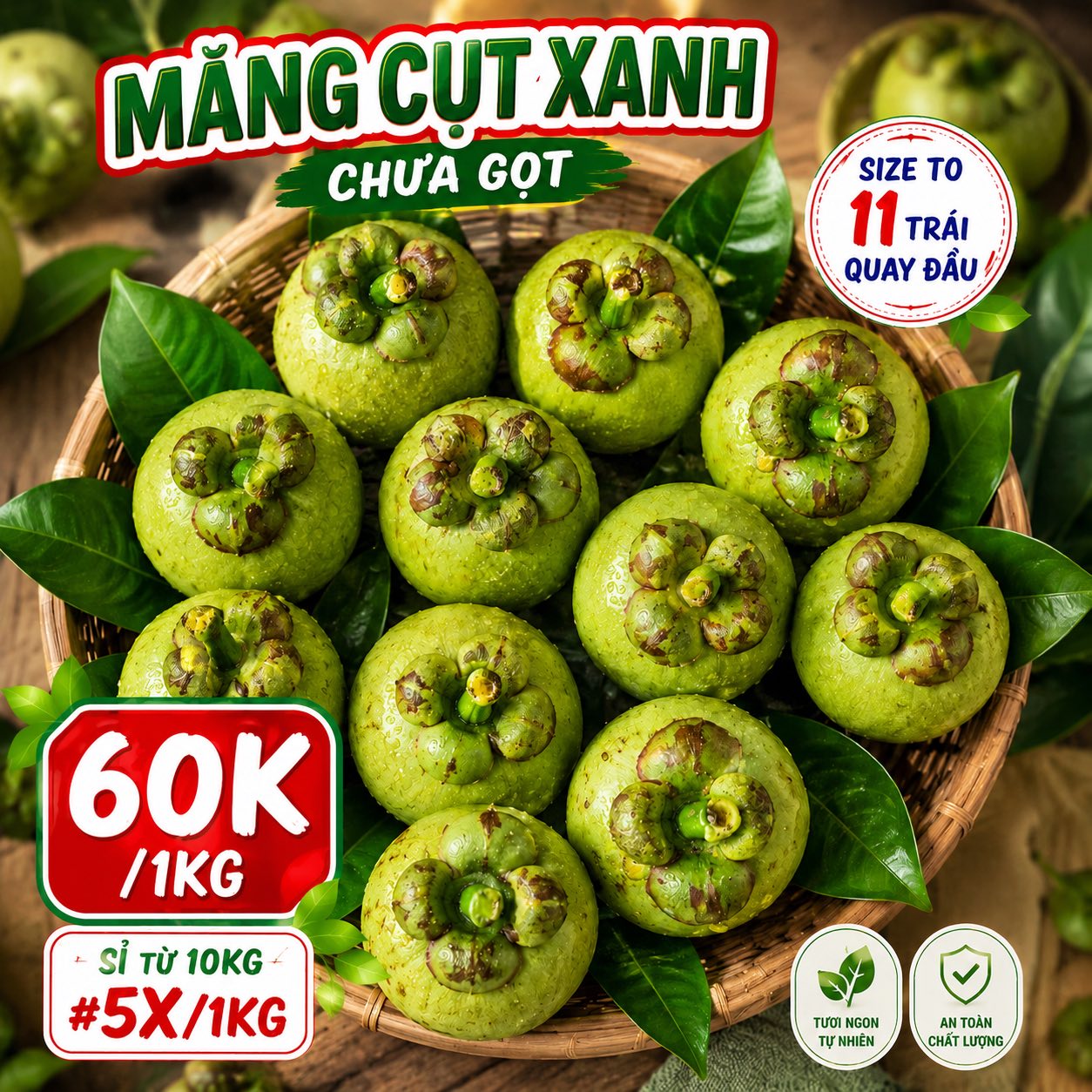 Bán măng cụt xanh, chín và combo gỏi gà măng cụt, giao hàng tại Bình Thạnh. Nhận sỉ cho quán, nhà hàng. Đặt trước 2 tiếng để chuẩn bị.