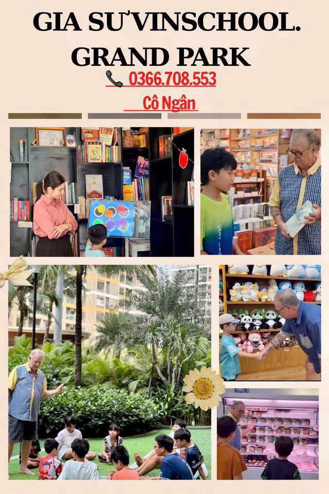 Dịch vụ gia sư báo bài LMS cho học sinh Vinschool Grandpark, hỗ trợ học tập và ôn luyện tại nhà.