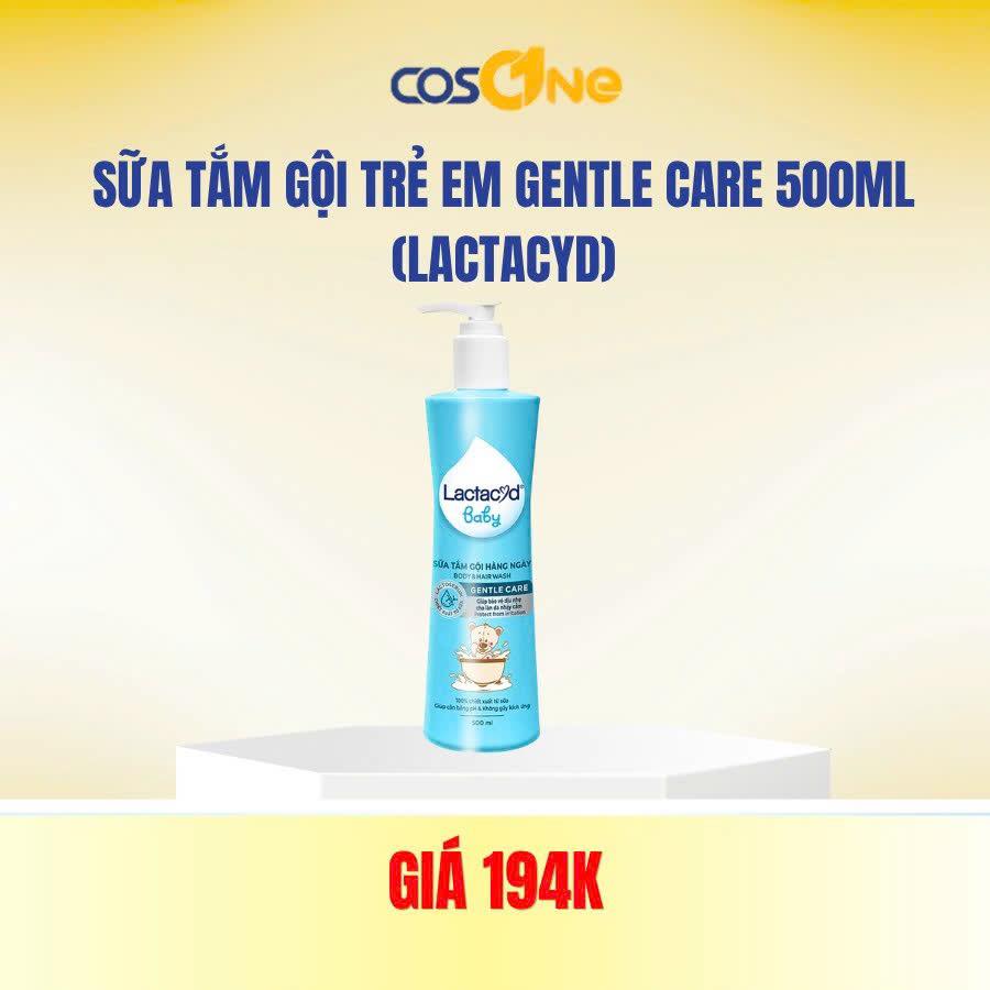 Bộ sữa tắm gội Lactacyd 500ml cho bé, dịu nhẹ và an toàn, giá 194,000đ/chai. Freeship cho Vinhomes Grandpark, Khang Điền và đơn trên 500,000đ tại Quận 2, Quận 9.