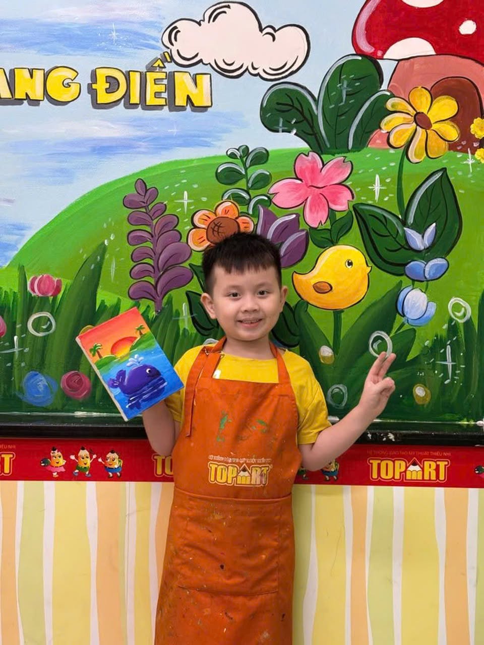Lớp học vẽ thiếu nhi TopArt Khang Điền, chương trình hè cho bé 4-16 tuổi, giảm đến 25% học phí khi đăng ký sớm. Địa chỉ: KDC Khang Điền, Phước Long.