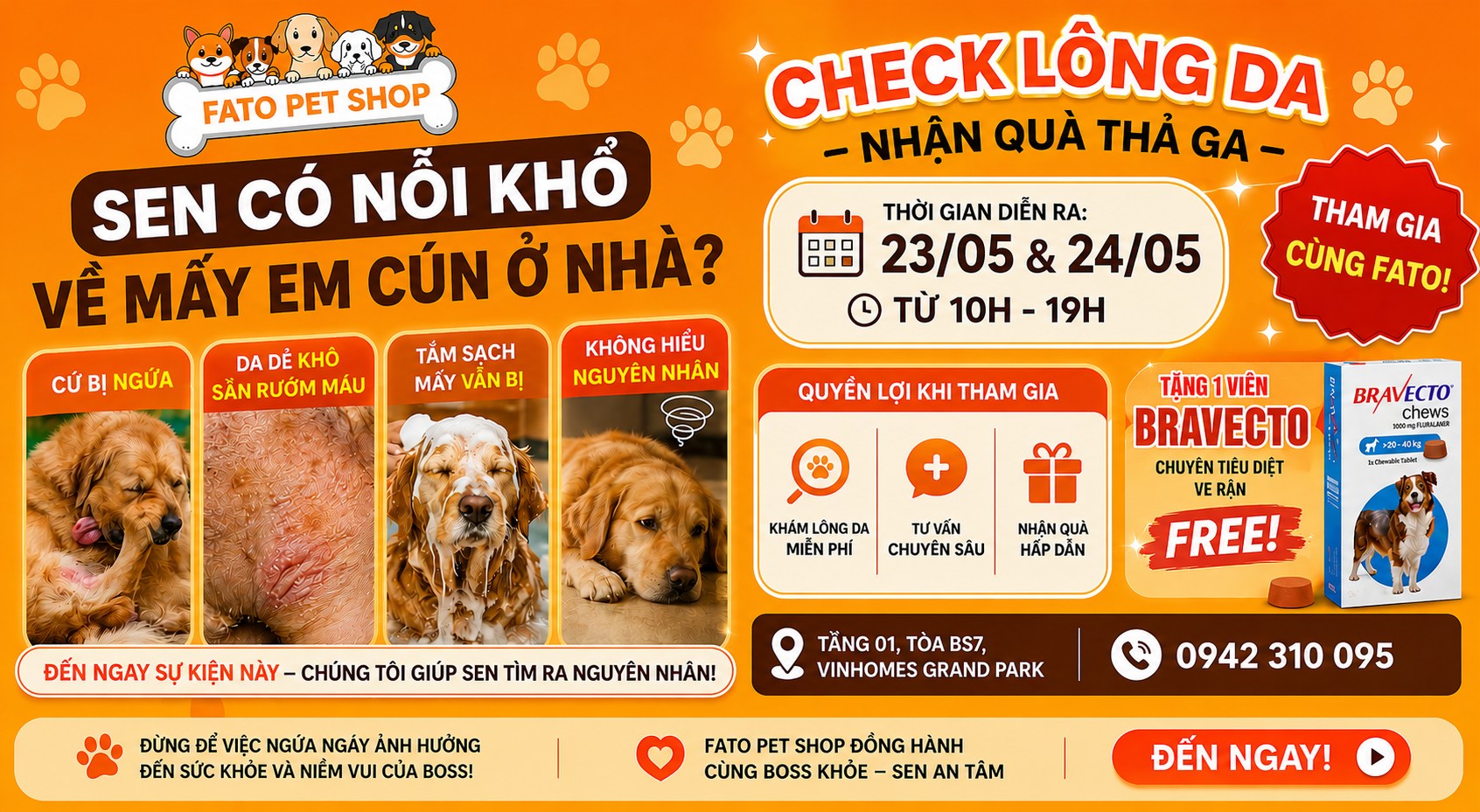 FATO PET SHOP cung cấp thức ăn, phụ kiện và đồ dùng cho thú cưng. Địa chỉ uy tín dành cho các cư dân nuôi chó mèo.