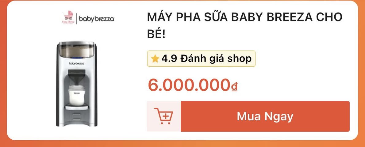 Pass lại máy pha sữa cho bé, giúp mẹ tiết kiệm thời gian pha sữa, sử dụng tiện lợi. Giá rẻ, phù hợp cho mẹ bỉm.