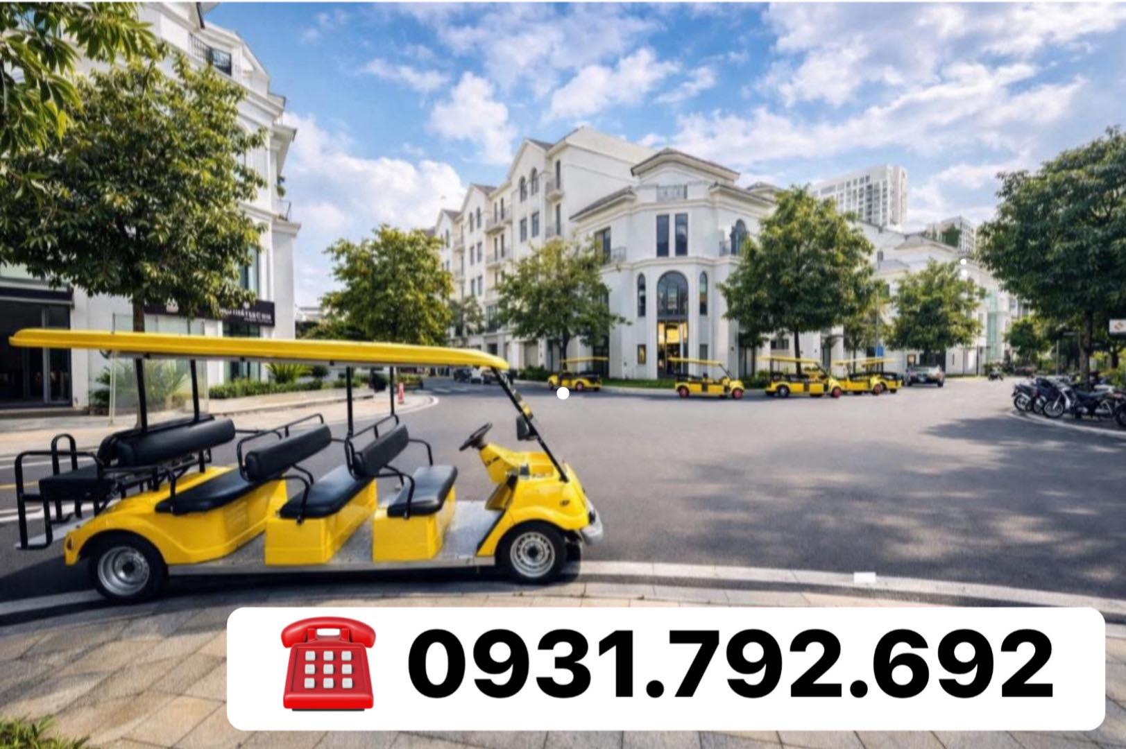 Dịch vụ xe TukTuk tại Vinhomes Grand Park, phù hợp cho nhóm bạn và gia đình, vui nhộn và thoáng mát, liên hệ Minh Hiếu 0931.792.692.