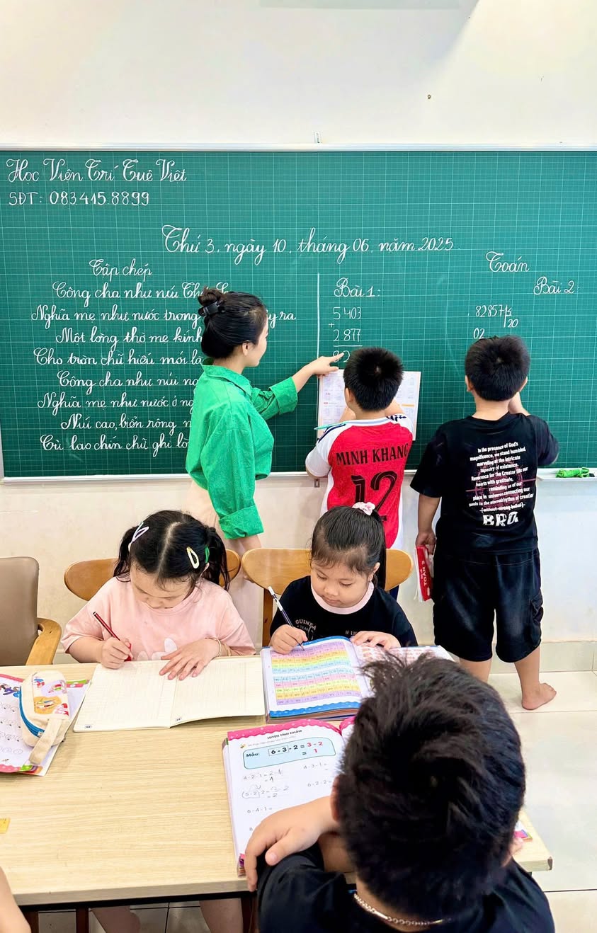 Học viện Ươm Mầm Trí Tuệ Việt tuyển sinh các khóa học hè, ôn hè, luyện thi, kèm bài 1:1, luyện viết chữ đẹp, học tiếng Việt cho mọi lứa tuổi tại Q9, Q12.