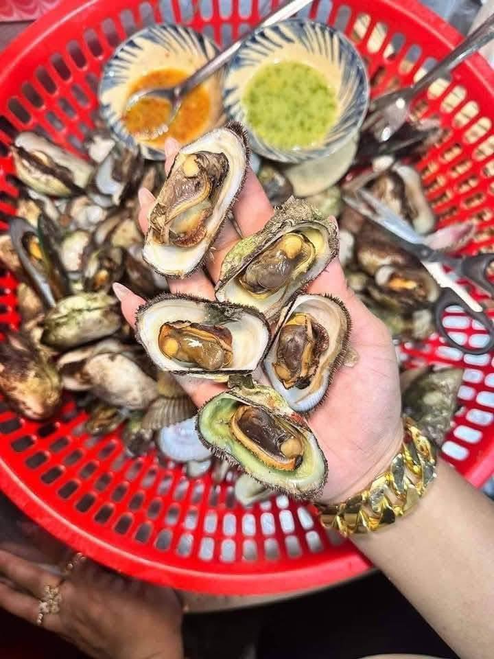Bán sò đá Cam Ranh tươi sống, thịt béo ngọt, giá 95K/2kg hoặc 130K/3kg. Bao sống, bao kiểm hàng, ship tận nơi 20k-30k. Liên hệ 0933754543.