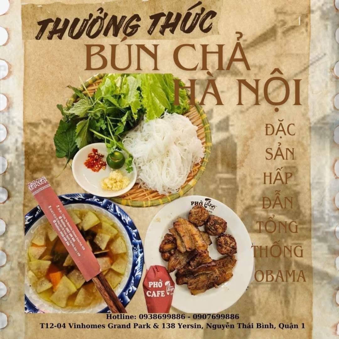 Phở Thìn - Nét Hà Nội phục vụ phở, bún chả Hà Nội, giao hàng nhanh, địa chỉ T12-04 Manhattan, Vinhomes Grand Park, Quận 9.