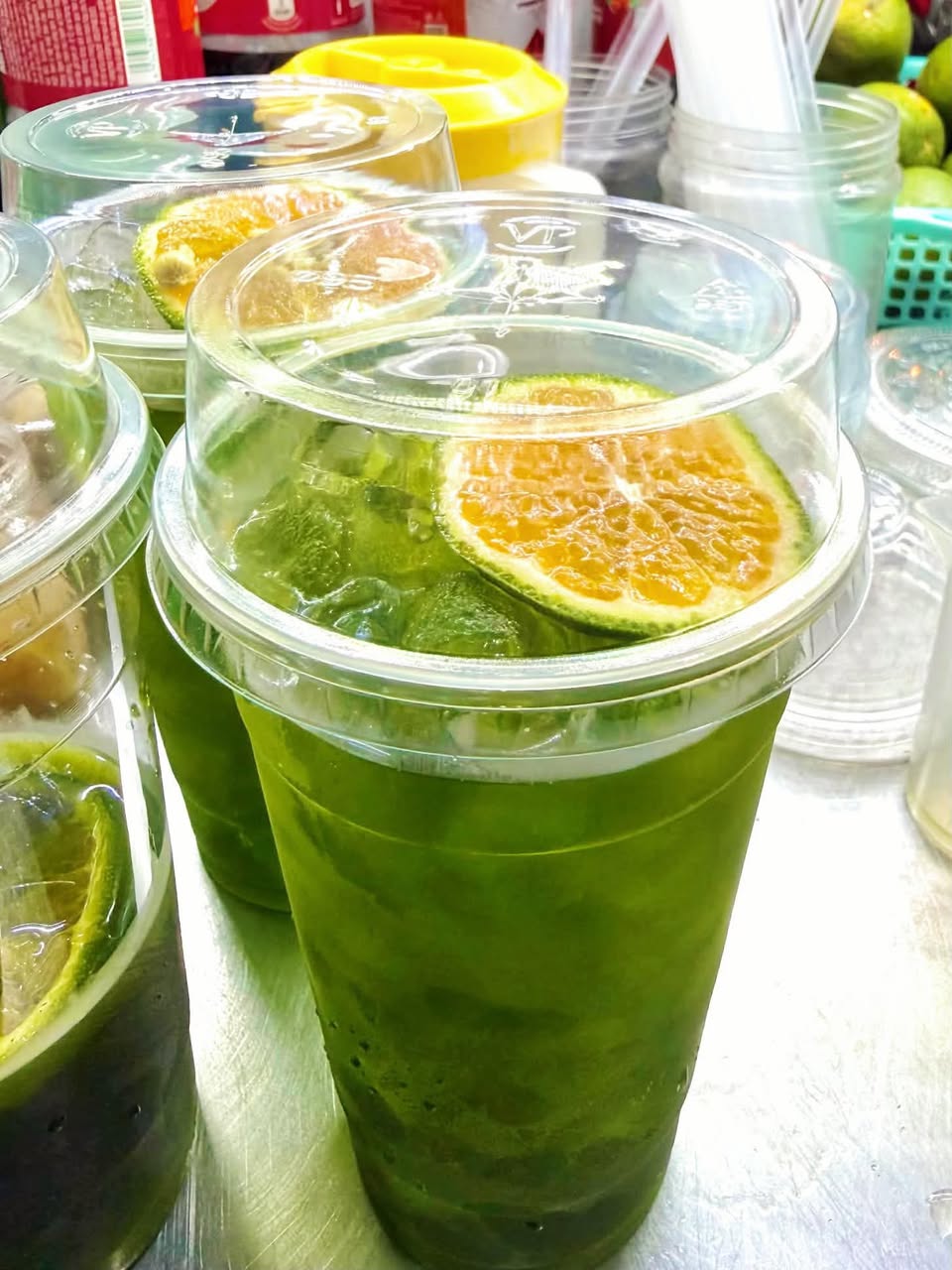 Bán bánh tráng phơi sương, bánh tráng cuốn, bánh đa trộn, bánh mì sốt phô mai/bơ trứng, trà tắc, trà sữa. Ship tận nơi khu Long Bình, giá từ 15k-25k.