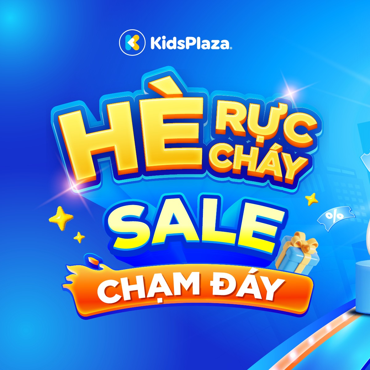KidsPlaza Hồ Chí Minh khuyến mãi sữa cao cấp cho bé, mua nhiều nhận quà tặng hấp dẫn như vali kéo, khăn ướt, tã bỉm, nước giặt xả. Áp dụng từ 01/05 - 15/06/2026.