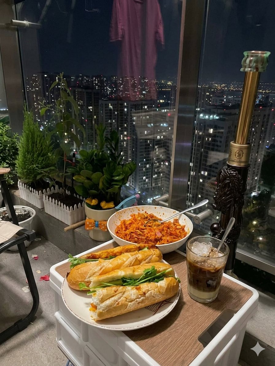 Bánh mì Dân Tổ Hà Nội, bánh mì xíu mại, giao đến 2h đêm tại Toà Bs 8B, giá 28k/ổ. Mời quý anh chị thưởng thức!