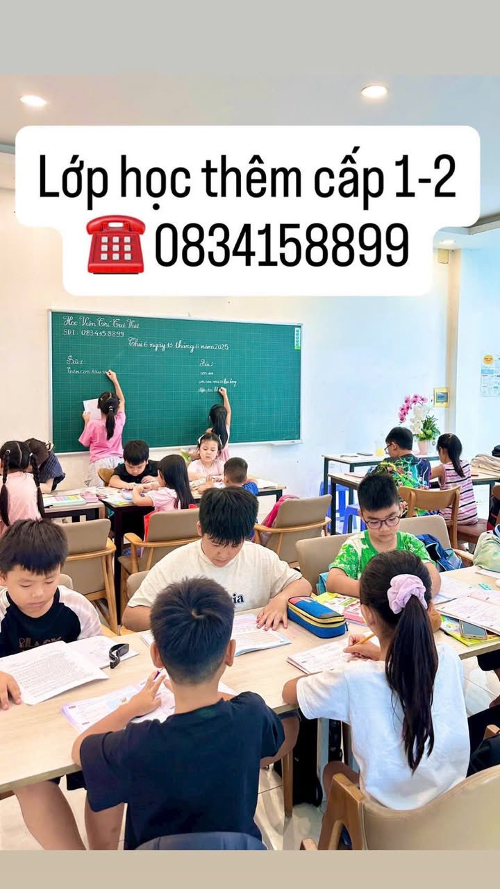 Trung tâm tuyển sinh các khóa ôn hè, bán trú, luyện chữ đẹp, luyện thi Vinschool, học tiếng Việt cho học sinh và người lớn tại Q9, Q12. Ưu đãi học bổng, giảm học phí.